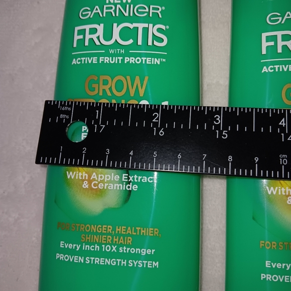 Garnier Fructis Grow Strong 2 in 1, 12.5oz  Lot of 2 - Picture 3 of 7
